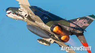 Two-Ship F-4 Phantom Flybys/Low Approaches - EAA AirVenture Oshkosh 2016