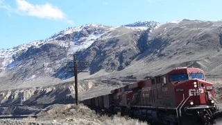 CP Coal Train Breaks Apart !! Goes into Emergency (Drone)