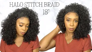 Outre Pre-Styled Synthetic HD Lace Wig - HALO STITCH BRAID 18 (13x2 lace frontal) --/WIGTYPES.COM