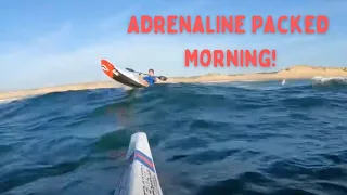 Catching big waves on a Surfski - Adrenaline