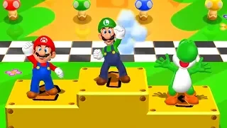 Mario Party 9 - Minigames - Mario vs Luigi vs Yoshi vs Peach (Master CPU)