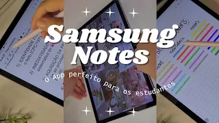 Samsung Notes é perfeito para os estudos! | Tab S9 FE 📚✨️📑