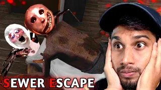 FINALLY! SEWER ESCAPE IS DONE IN EXTREME MODE with GRANNY GRANDPA