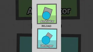 Annihilator vs destroyer vs fallen booster vs dominator #diep #diepio #shorts #memes