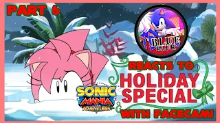 Blue Blur_26 Reacts to: Sonic Mania Adventures Part 6 (Holiday Special) - With Facecam!