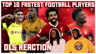 Top 10 Fastest Football Players 2020 | DLS Reaction (Achraf Hakimi Fastest Player Alive?)