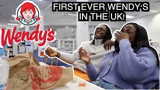 BRITISH PEOPLE TRY WENDY'S FOR THE FIRST TIME | HILARIOUS MUKBANG