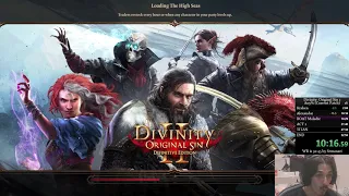 Speed Run Divinity: original sin 2 : 30:40 Current Patch Definitive Edition