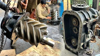 Air Screw Compressor Repairing | Fitting & Rebuilding Air Screw Compressor Parts