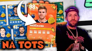 *NEW* 98 MCDAVID! Revealing INSANE North American TOTS Cards | NHL 23 HUT Content Review