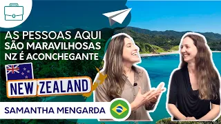 Do Turismo ao Intercâmbio na Nova Zelândia, Samantha teve seu Visto de Estudante aprovado