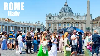 4K HDR ROME Walking Tour Italy Walk Vatican City to Fontana di Trevi