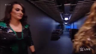 Nia Jax & Alicia Fox backstage Segment