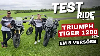 TESTE | TRIUMPH TIGER 1200 2024, em cinco versões.