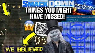 BO DALLAS CONFIRMED! UNCLE HOWDY QR CODE ON SMACKDOWN HINTS BACKLASH! WWE SMACKDOWN