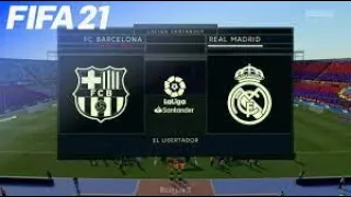 FIFA 21 BARCALONA VS REAL MADRID EL CLASICO ON PS4 PRO 4K HD [AR GAMING]