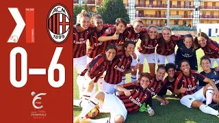 Highlights Pink Bari 0-6 AC Milan - Matchday 1 Women Serie A 2018/19