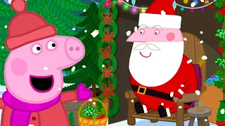 Peppa Meets Santa Claus 🎅🏽 | Peppa Pig Official Full Episodes