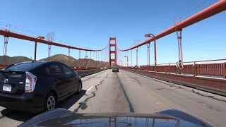 Driving in San Francisco - Golden Gate Bridge (May 6, 2020)