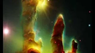 3D Simulation of Eagle Nebula ("Pillars of Creation") (1/2)