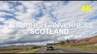 SCOTLAND | Edinburgh - Inverness l 4K Drive