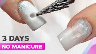 Extreme Nail Transformation | Holiday Nail Art Idea