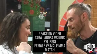 Tara Larosa vs Kris Zylinski (Female vs Male MMA Match) Reaction Video