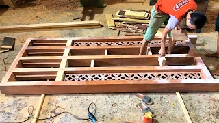 Make Milling Groove and Ridge with Router // Amazing Techniques Build Wooden Partition for New Home