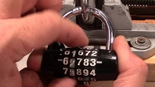(picking 250) 5 wheel combination padlock inspected and decoded [ false gates ]