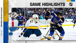 Predators @ Blues 12/12 | NHL Highlights 2022