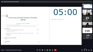 October 10, 2023 - Community and Public Services Committee