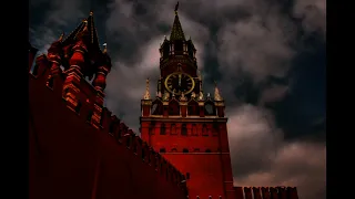 (Halloween Special) Spasskaya Clock Tower Chimes Russian Anthem Patriotic Song [Haunted Version]