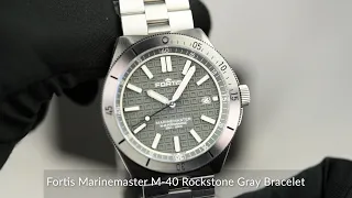 Fortis Marinemaster M-40 Rockstone Gray Bracelet