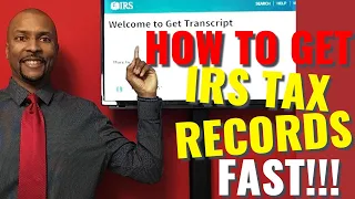 How To Get Tax Records From IRS Fast! | TCC