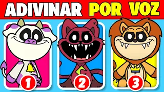 ¡NUEVOS PERSONAJES!🐮🦁 Adivina la Voz de los Smiling Critter (Poppy Playtime Characters 3)