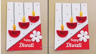 DIY Diwali Greeting Card 2023 / Diwali Card Making Handmade Easy 2023 / Happy Diwali Greeting Card