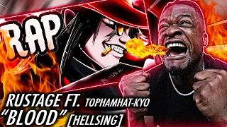 RUSTAGE KEEPS DROPPING HEAT! | ALUCARD RAP | BLOOD | RUSTAGE ft. TOPHAMHAT-KYO [HELLSING] REACTION