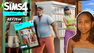 My Unpopular Review of The Sims 4 For Rent ! 🤔 CAS, Build/Buy & World Overview !