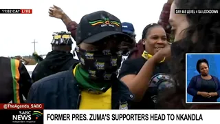 Jacob Zuma I His supporters pour in their numbers at Nkandla