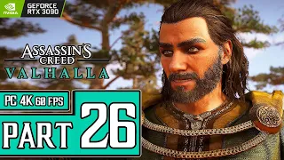 Assassin’s Creed Valhalla Walkthrough PART 26 (PC 4K 60ᶠᵖˢ) Full Game Gameplay No Commentary