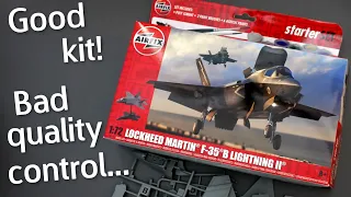 BRAND NEW F-35B Lightning II from Airfix! PLastic Model Kit in 1/72 Scale - Unboxing Review