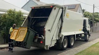 Newcastle Laneway Recycling - Cleanaway Hire Truck