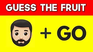 Can You Guess The FRUIT by emojis? | PART - 2 | Emoji Puzzles