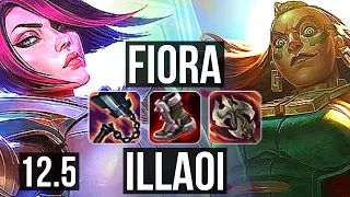 FIORA vs ILLAOI (TOP) | 7 solo kills, 15/2/5, Legendary, 400+ games | NA Diamond | 12.5