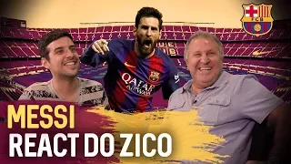 ZICO REAGE AO MESSI - React #5 | Canal Zico 10
