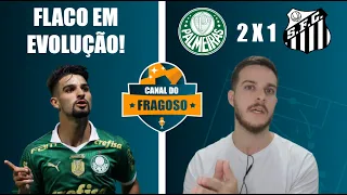 PALMEIRAS SE DESPEDE DO ALLIANZ PARQUE COM VITÓRIA SOBRE O SANTOS I FLACO EM EVOLUÇÃO!