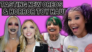 TASTING NEW OREOS | HORROR TOY HAUL