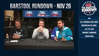 Barstool Rundown - November 26, 2018