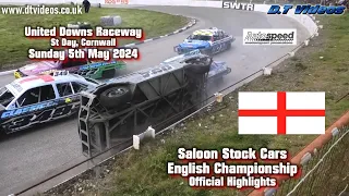 St Day 5 May 2024 | Saloon Stock Cars English Championship 2024 | Highlights