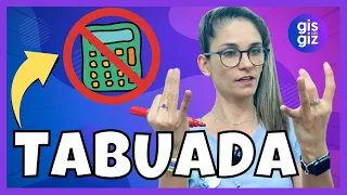 TABUADA | COMO ESTUDAR TABUADA | Prof. Gis/